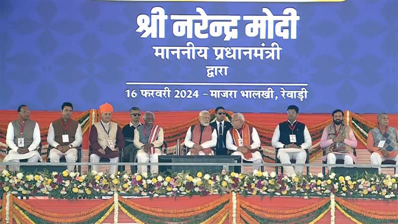 Congress has opened all its morchas against me, but I have ‘suraksha kavach’ of people: PM Modi says in Haryana’s Rewari
