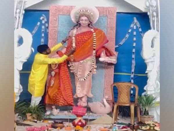 Viral video: Saraswati idol 'sculpted in a wrong and vulgar way' at Tripura college sparks row