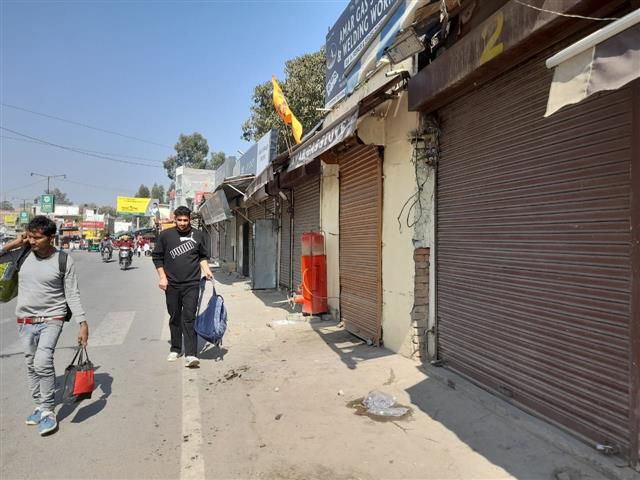 Shops remain closed in Mohali; no effect of Bharat Bandh in Panchkula