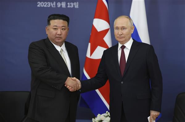 Putin gifts Russian-made car to North Korean leader Kim Jong Un in show of their special ties