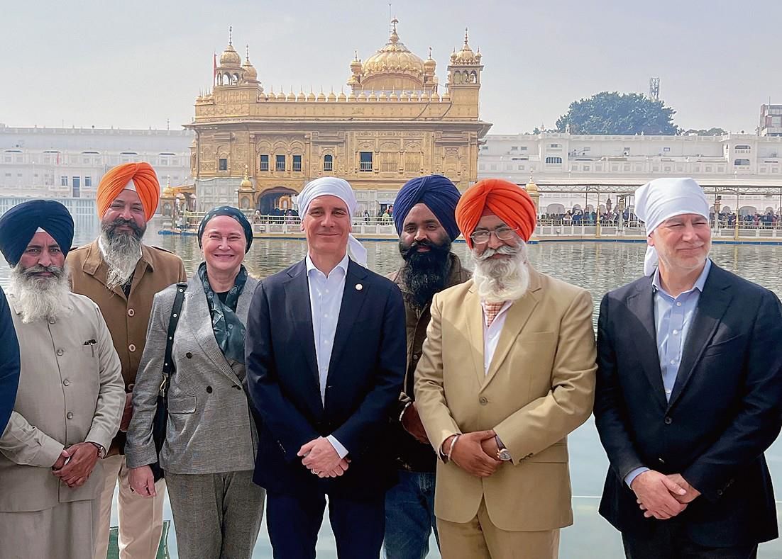 US Ambassador to India Eric Garcetti pays obeisance at holy Sikh shrine Golden Temple