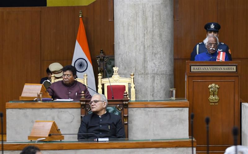 Haryana Budget session: Government committed to ‘Jai Jawan Jai Kisan’; good governance, says Governor