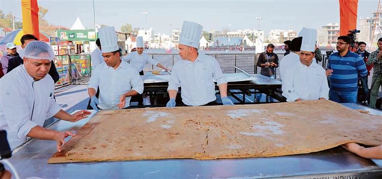 Guinness World Record for largest parantha made in holy city Amritsar