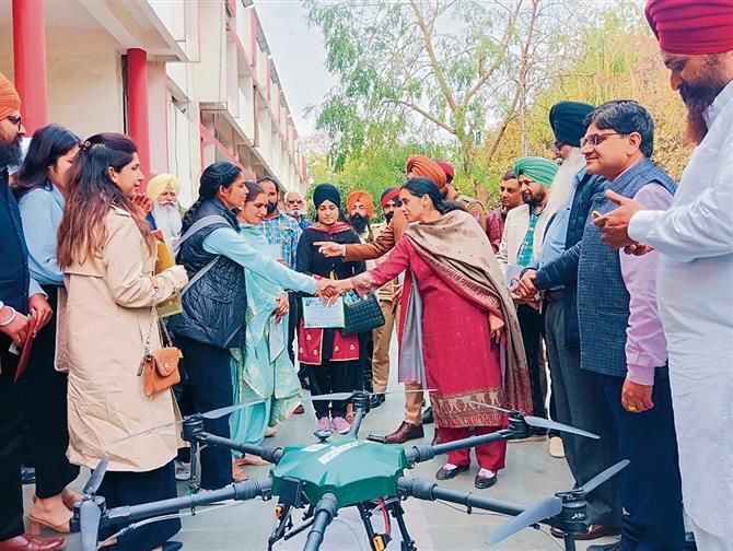 A first: Four Ludhiana district women farmers become ‘Namo Drone Didis’