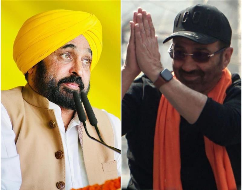 Punjab CM Bhagwant Mann targets BJP MP Sunny Deol for ‘absence’ from Gurdaspur Lok Sabha constituency