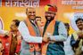 Rajasthan Congress MLA Mahendrajeet Singh Malviya in saffron fold