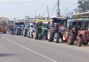 On Samyukta Kisan Morcha’s call, farmers protest against World Trade Organization by parking tractors along highways