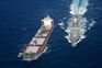 Indian Navy’s aids missile-hit merchant vessel