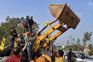 Farmers gear up to resume 'Delhi Chalo' march, Haryana asks Punjab cops to seize their bulldozers