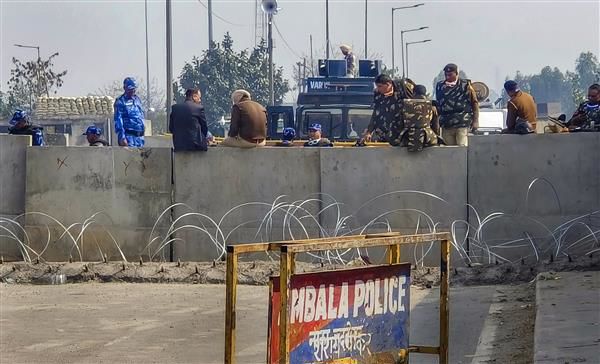 Punjab-Haryana border fortified again at Shambhu as protesting farmers resume 'Dilli Chalo' march