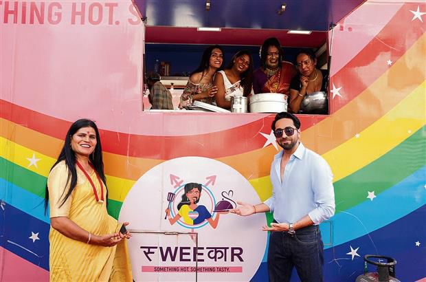 Zirakpur: Ayushmann Khurrana helps launch food venture for LGBTQ+ community