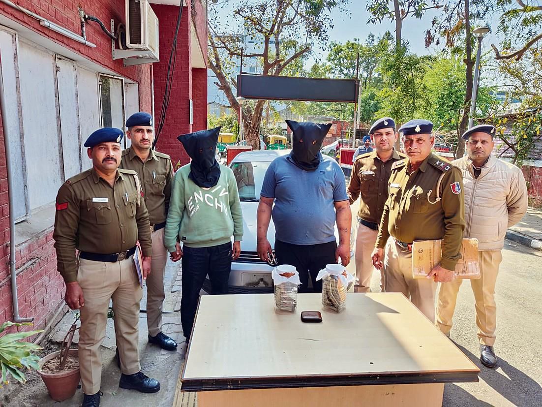 Three held for robbing cash collector of Rs 11 lakh near Elante mall in Chandigarh