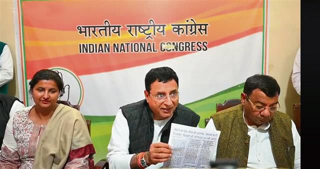 Congress MP Randeep Surjewala, AAP’s Sushil Gupta allege flaws in Group-D recruitment