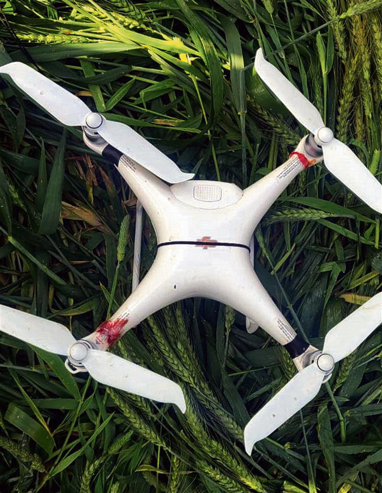 Tarn Taran: Drone recovered from fields of border village