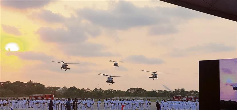 Naval base at Minicoy, squadron of  sub-hunting choppers commissioned