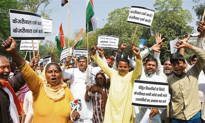 Refugees protest near CM’s home, seek apology for ‘anti-CAA’ remarks