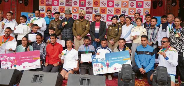 Bilaspur youth wins Open Half Marathon