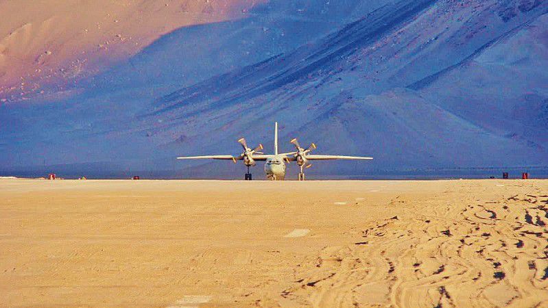 IAF’s Nyoma base gets paved runway