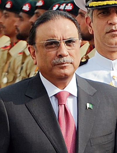 Zardari elected Pak president