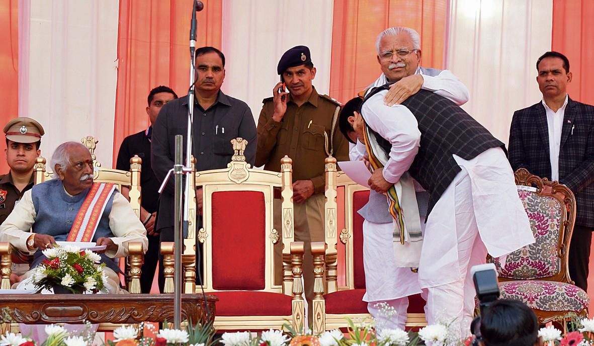 Celebrations in Kurukshetra, Ambala as Haryana’s new CM Nayab Singh Saini takes charge