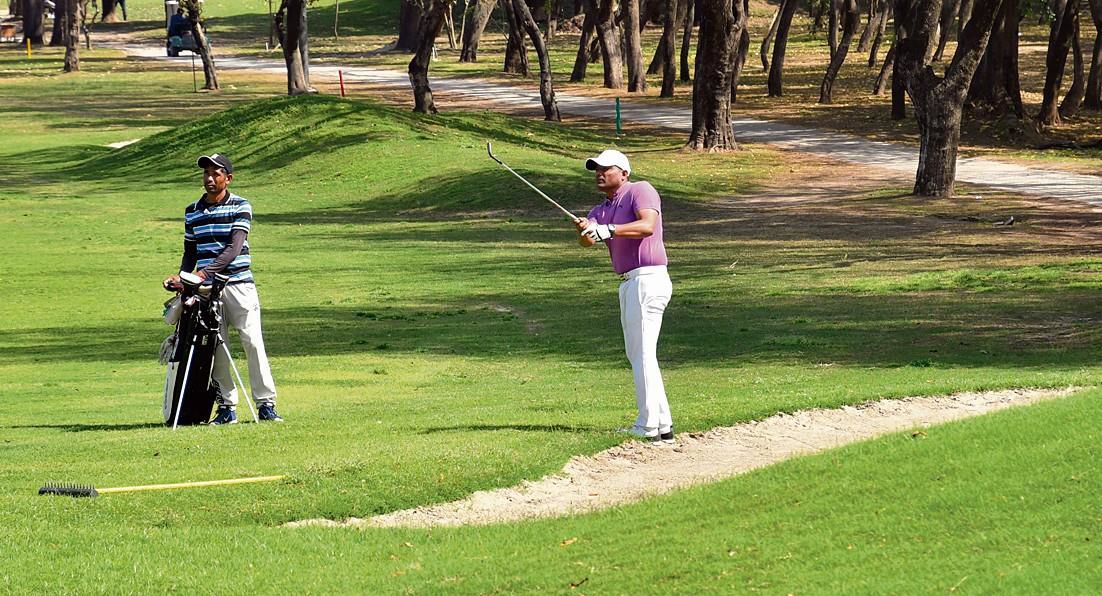 Haryana’s Rohit takes lead in golf championship