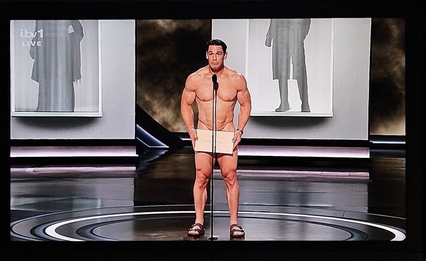 John Cena walks naked into Oscars to present award for best costume design; stuns fans