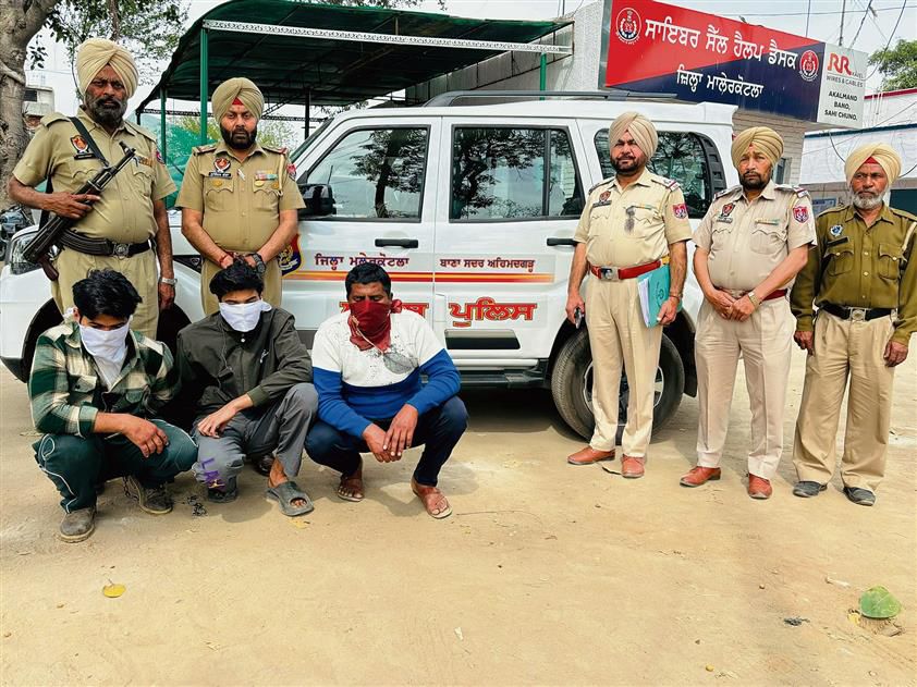 Malerkotla: Four nabbed by police, were planning to commit robbery