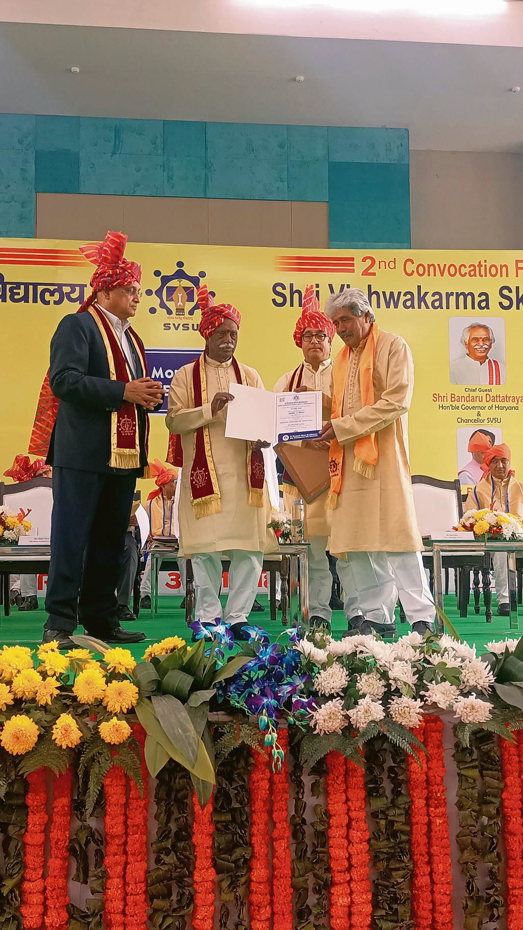 Yamunanagar farmer-turned-entrepreneur awarded honorary diploma