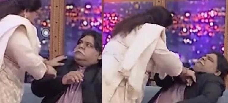 Pakistani singer slaps comedian over ‘honeymoon’ question on live show; netizens say ‘not so funny, it's scripted’