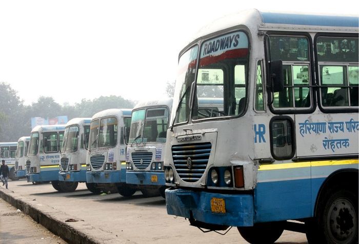 100roadways buses sent gurugram