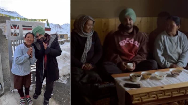 ‘One love’: Diljit Dosanjh vibes with tribal women in Kinnaur, watch him embrace the local traditions with a dash of swag