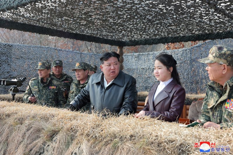 North Korea's Kim Jong Un rides luxury car given by Russian president Vladimir Putin, oversees drills