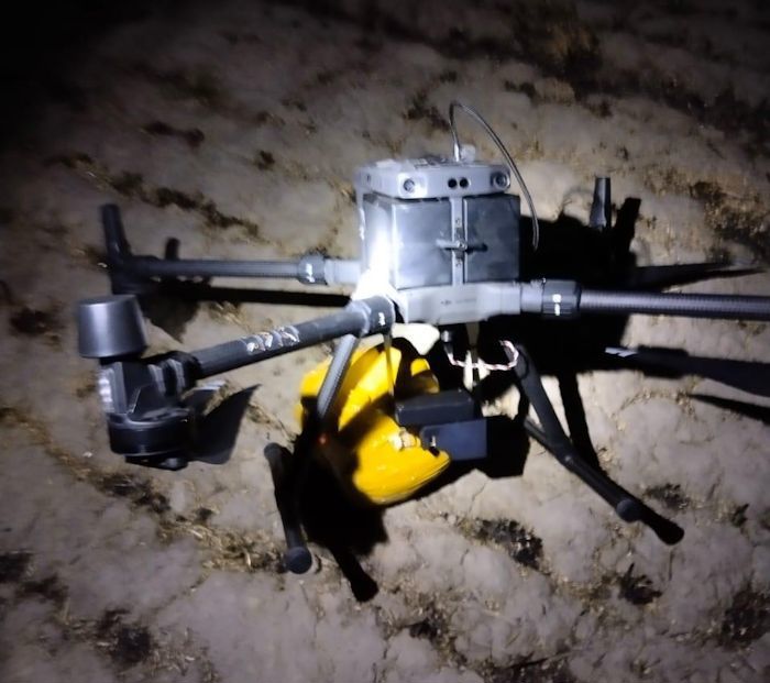 Drones, drugs seized near border, two apprehended