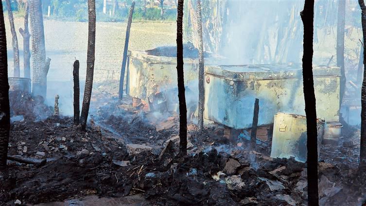 Kapurthala: 8 families left homeless as fire breaks out in shanties
