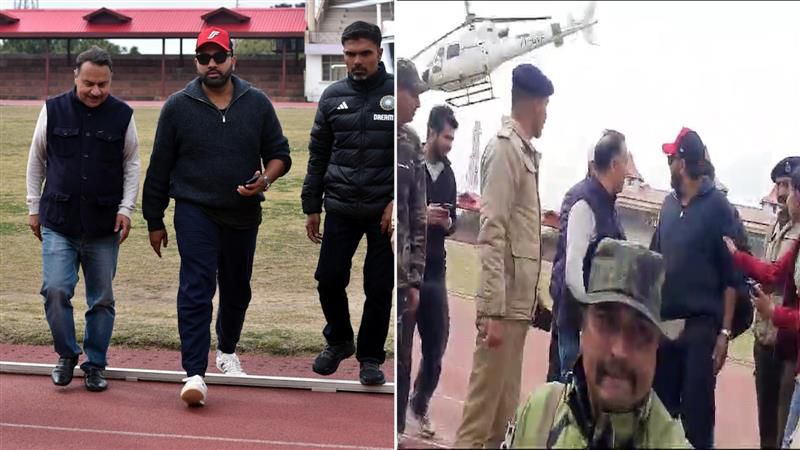 Ahead of last Test against England, Rohit Sharma takes helicopter ride to Dharamsala