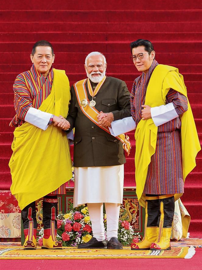 On Bhutan visit, PM announces Rs 10K cr for infra development