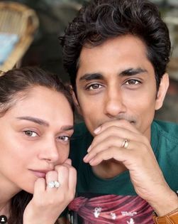 Day after wedding rumours, Aditi Rao Hydari and Siddharth post pics saying they are engaged