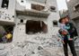 10 Gaza cops distributing relief among 35 dead in Israeli strikes