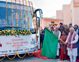 Haryana Chief Minister flags off bus to Ayodhya