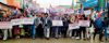 Apni Party holds protest for statehood restoration, Assembly election in J-K