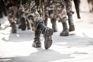 Lok Sabha polls: Security forces conduct flag marches across Kashmir Valley