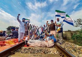 Rail roko: Farmers squat on rail tracks in Punjab, Haryana; services hit