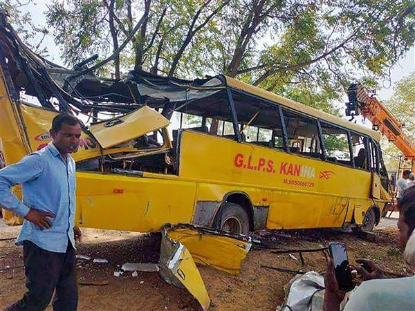 Haryana Government cracks down on school buses flouting norms; committee to probe Mahendragarh bus crash that claimed 6 lives