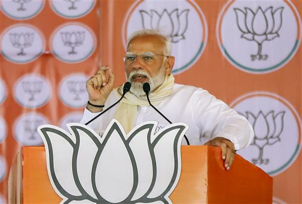 Previous govts cheated SC, ST, OBCs in name of social justice: PM Modi at Amroha rally