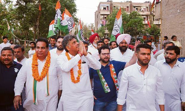 Chandigarh: Congress ridicules BJP drive to induct ‘self-styled’ leaders