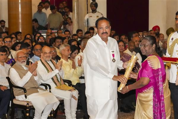 Venkaiah Naidu, Mithun Chakraborty, Usha Uthup given Padma awards