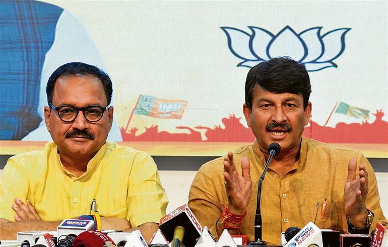BJP accuses CM of orchestrating charges against AAP leaders to clear path for wife