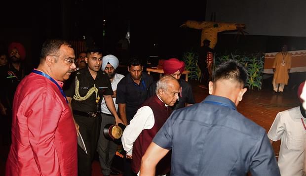 Fire scare at event attended by Punjab Governor at Tagore Theatre, Chandigarh