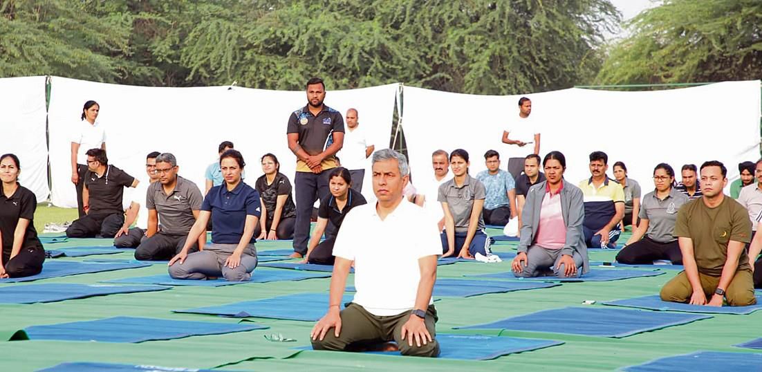Faridabad: Cops exhorted to take to yoga