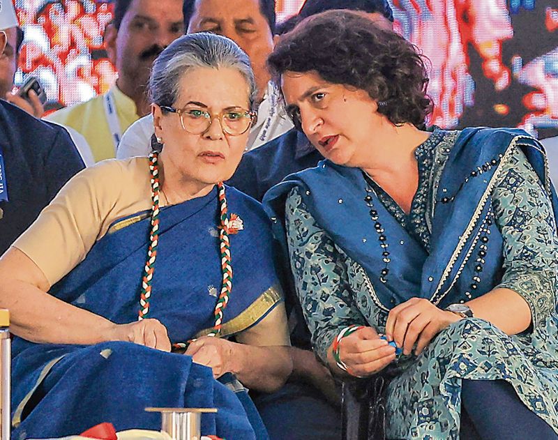 Democracy being ‘disrobed’, Sonia Gandhi invokes Mahabharata